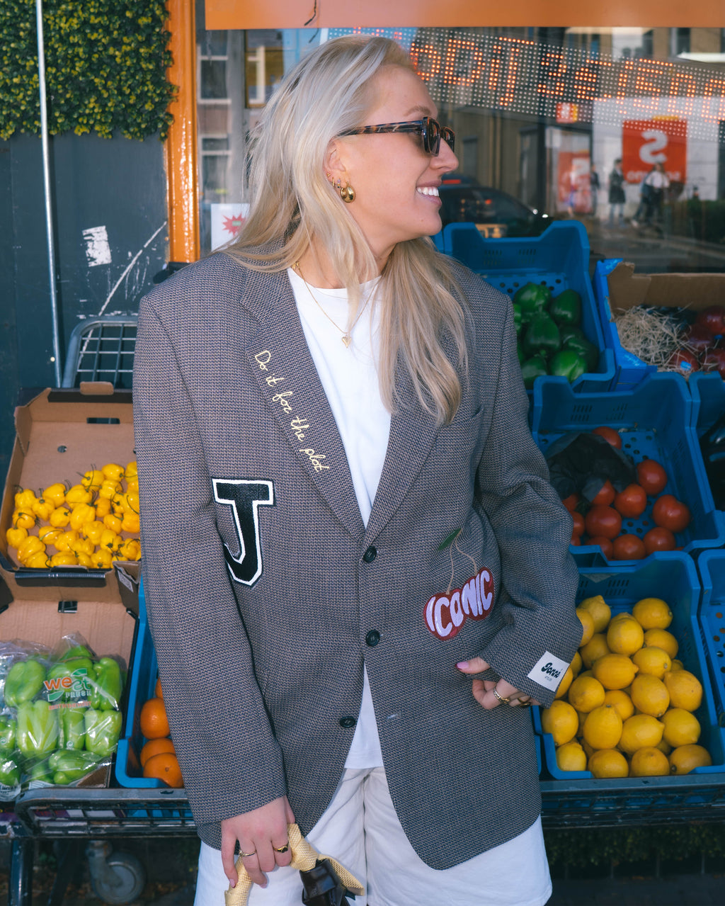 JONNÉ BLAZER - GREY