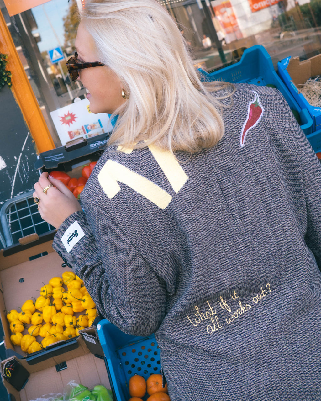 JONNÉ BLAZER - GREY