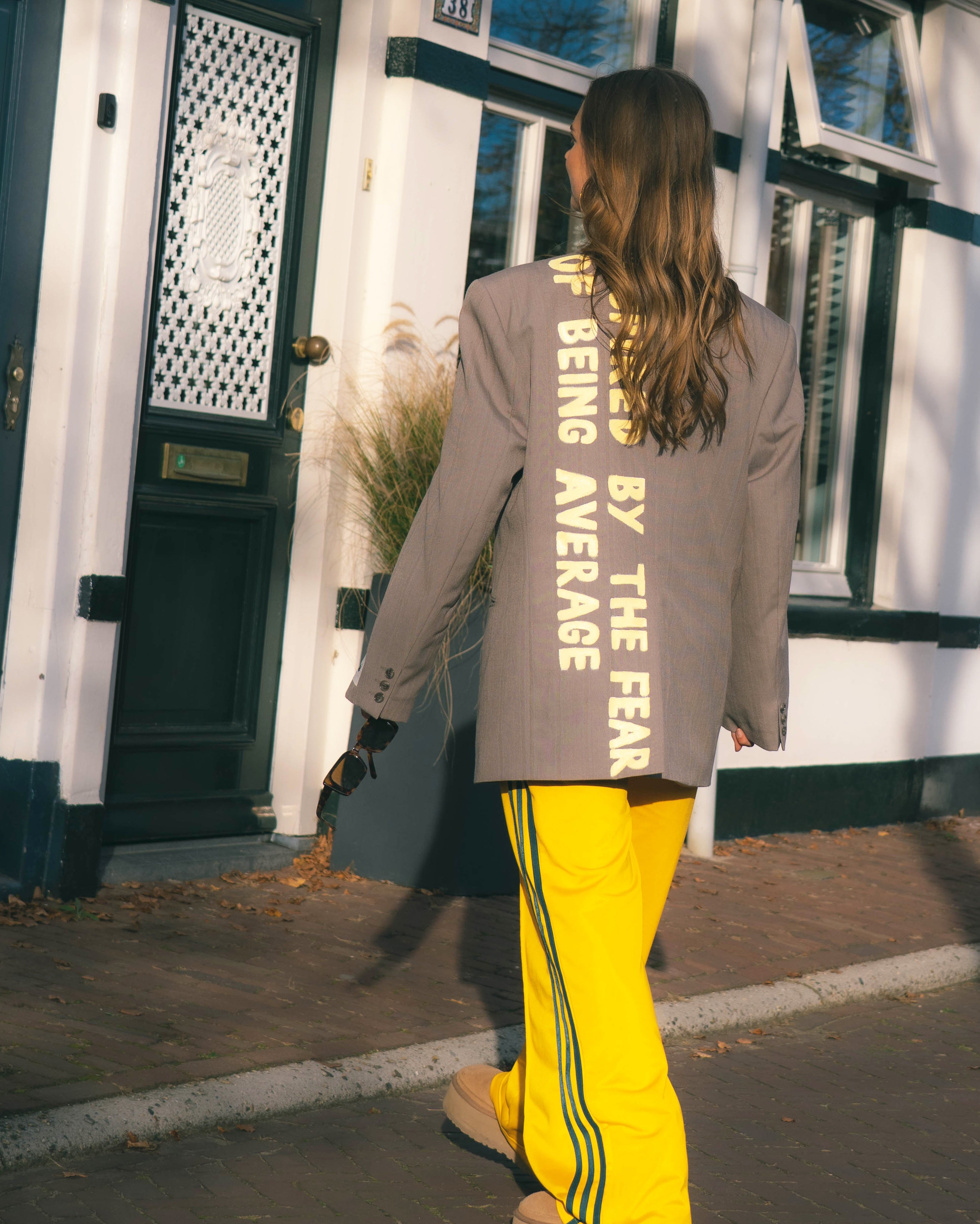 JONNÉ BLAZER - LIGHT GREY