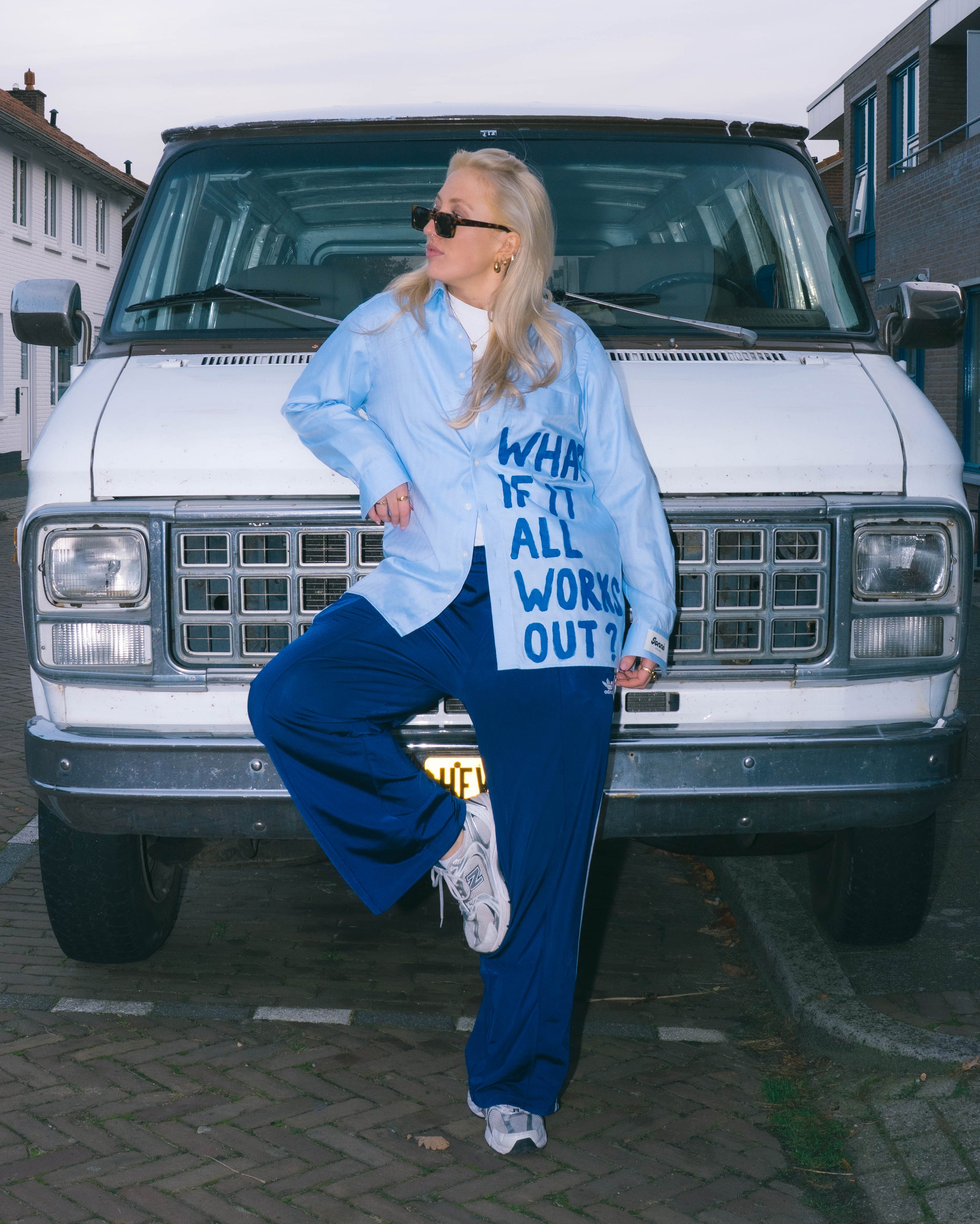 JONNÉ BLOUSE - LIGHT BLUE