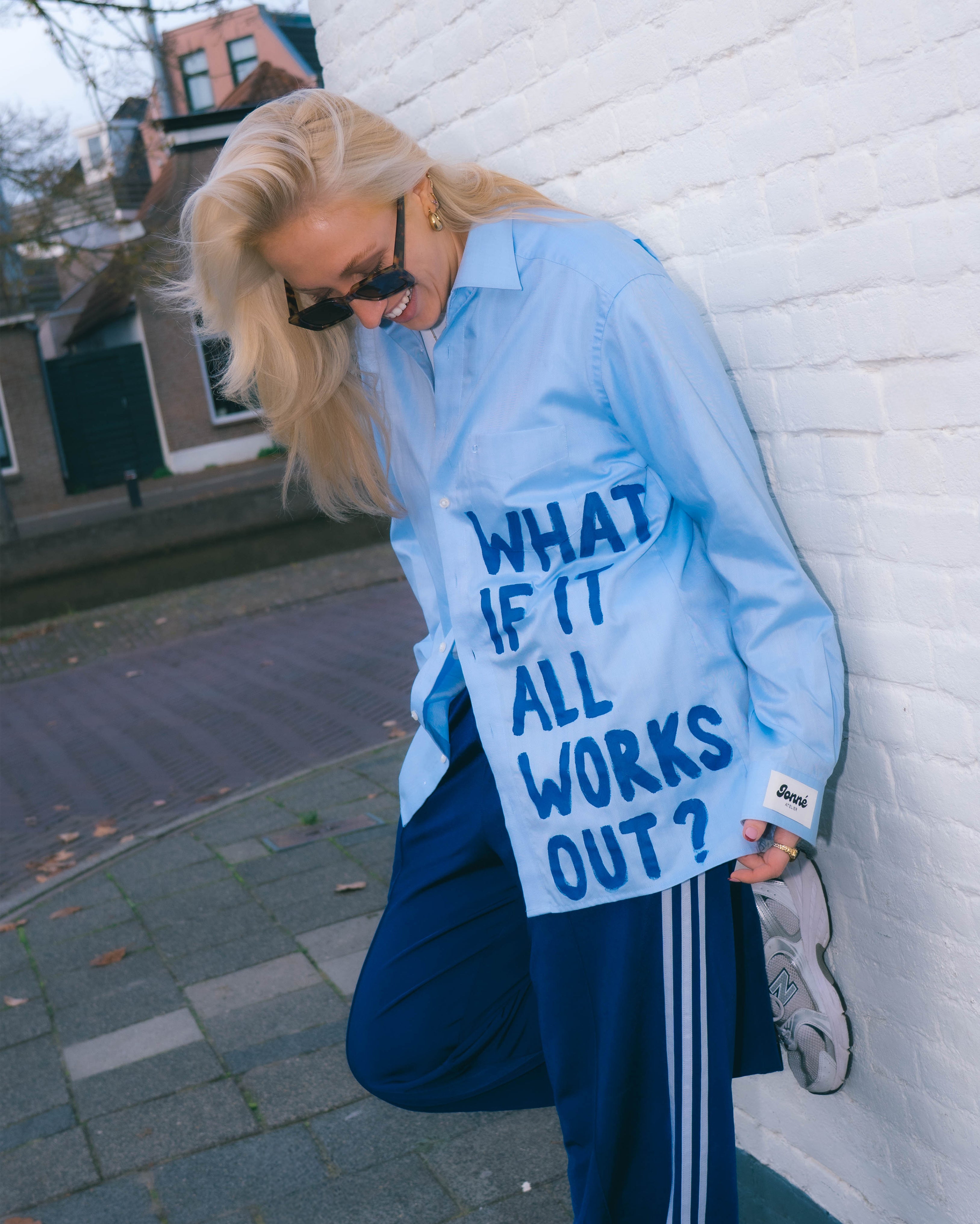 JONNÉ BLOUSE - LIGHT BLUE