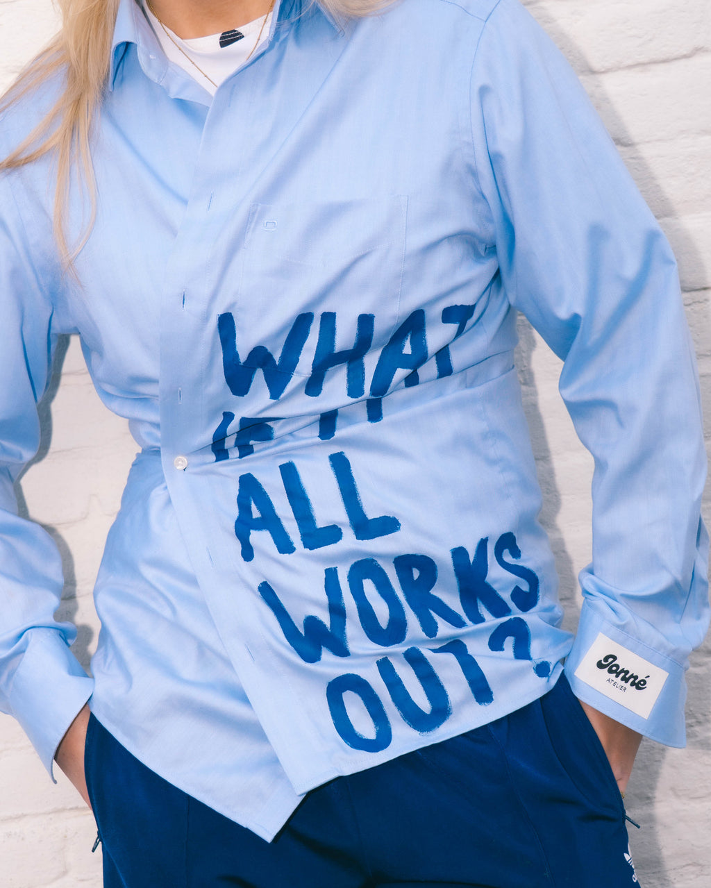 JONNÉ BLOUSE - LIGHT BLUE