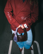 JONNÉ BLOUSE - BURGUNDY RED