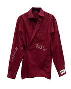 JONNÉ BLOUSE - BURGUNDY RED