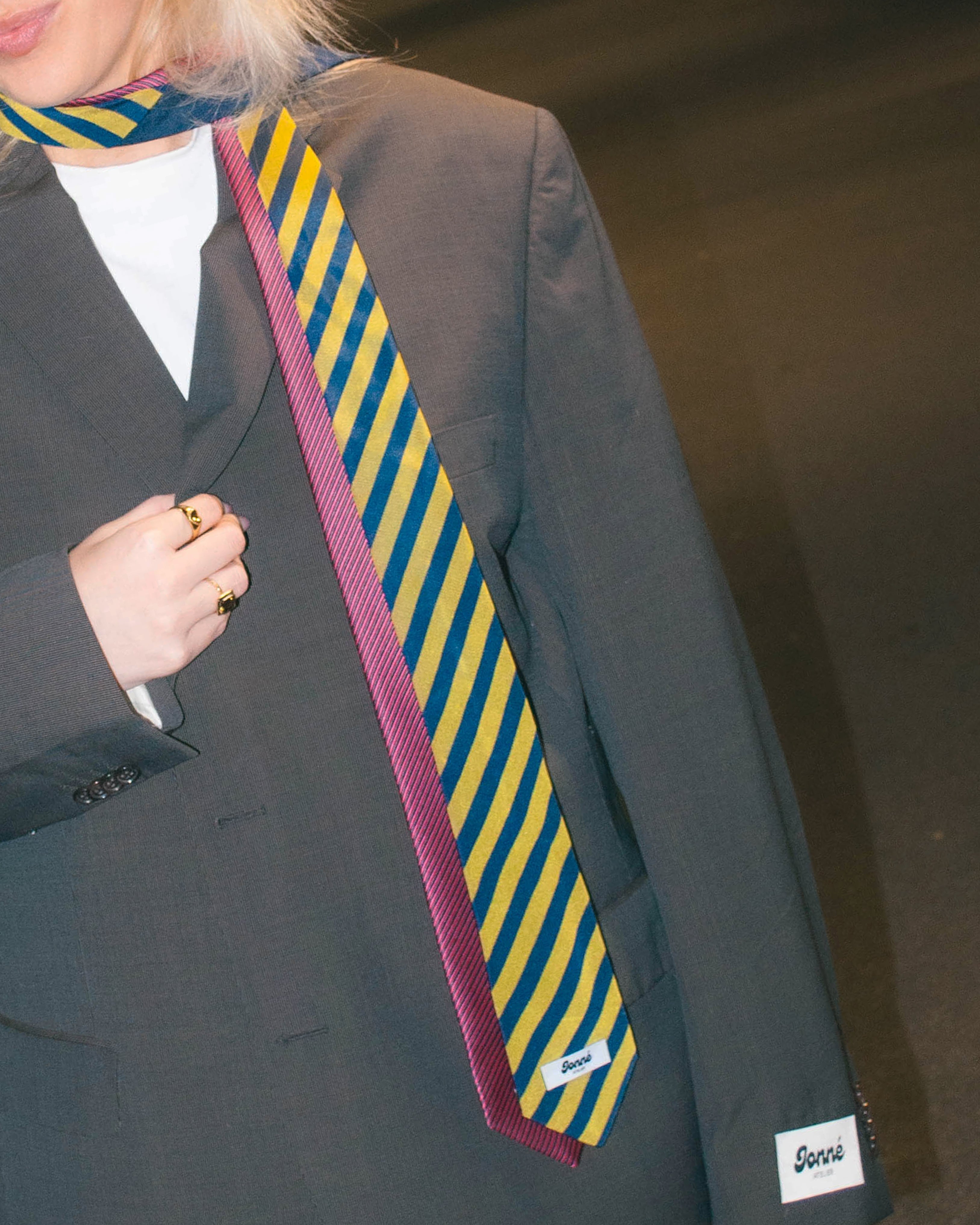 JONNÉ STROPDAS - BLUE & GREEN STRIPED