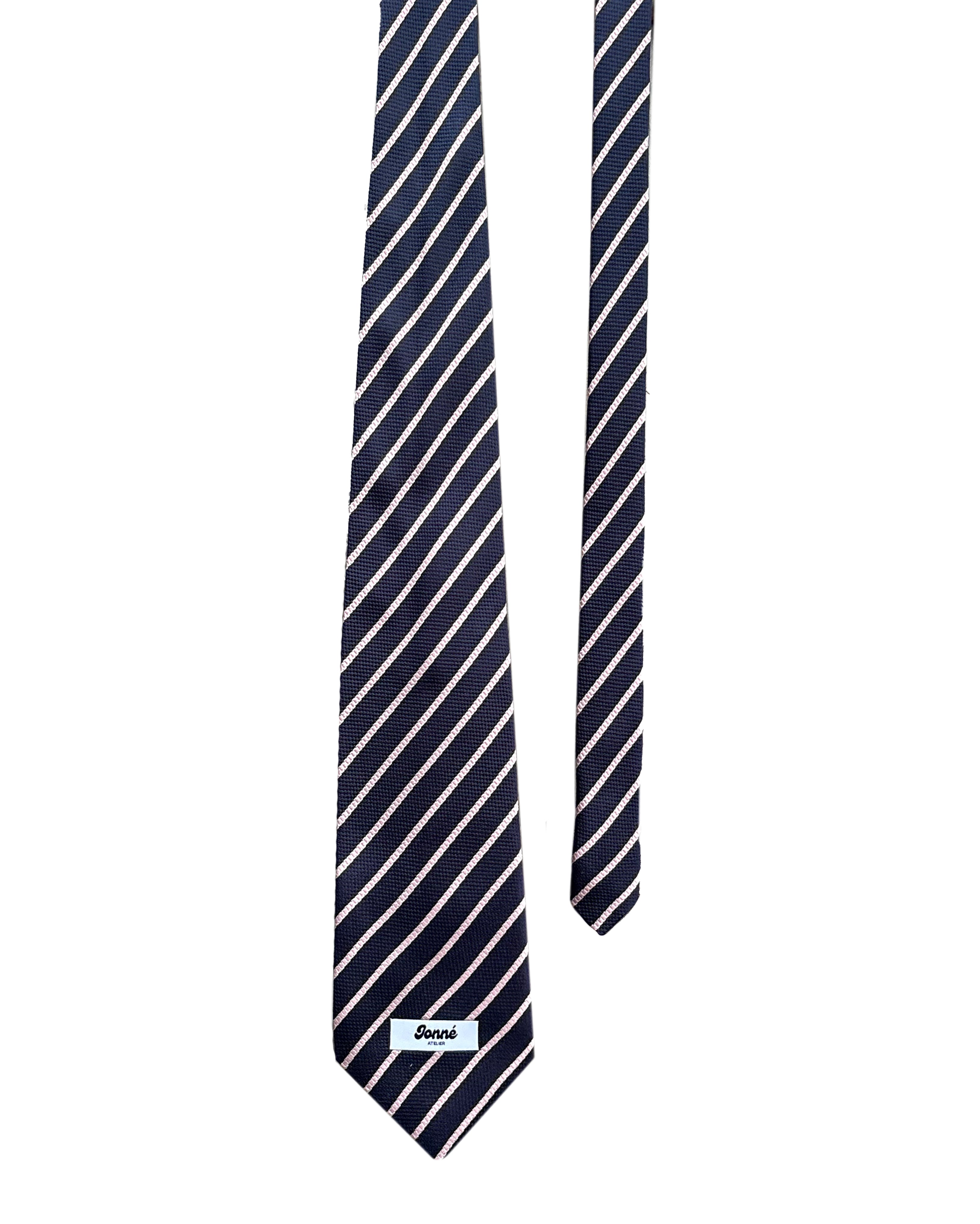 JONNÉ STROPDAS - NAVY & PINK STRIPED