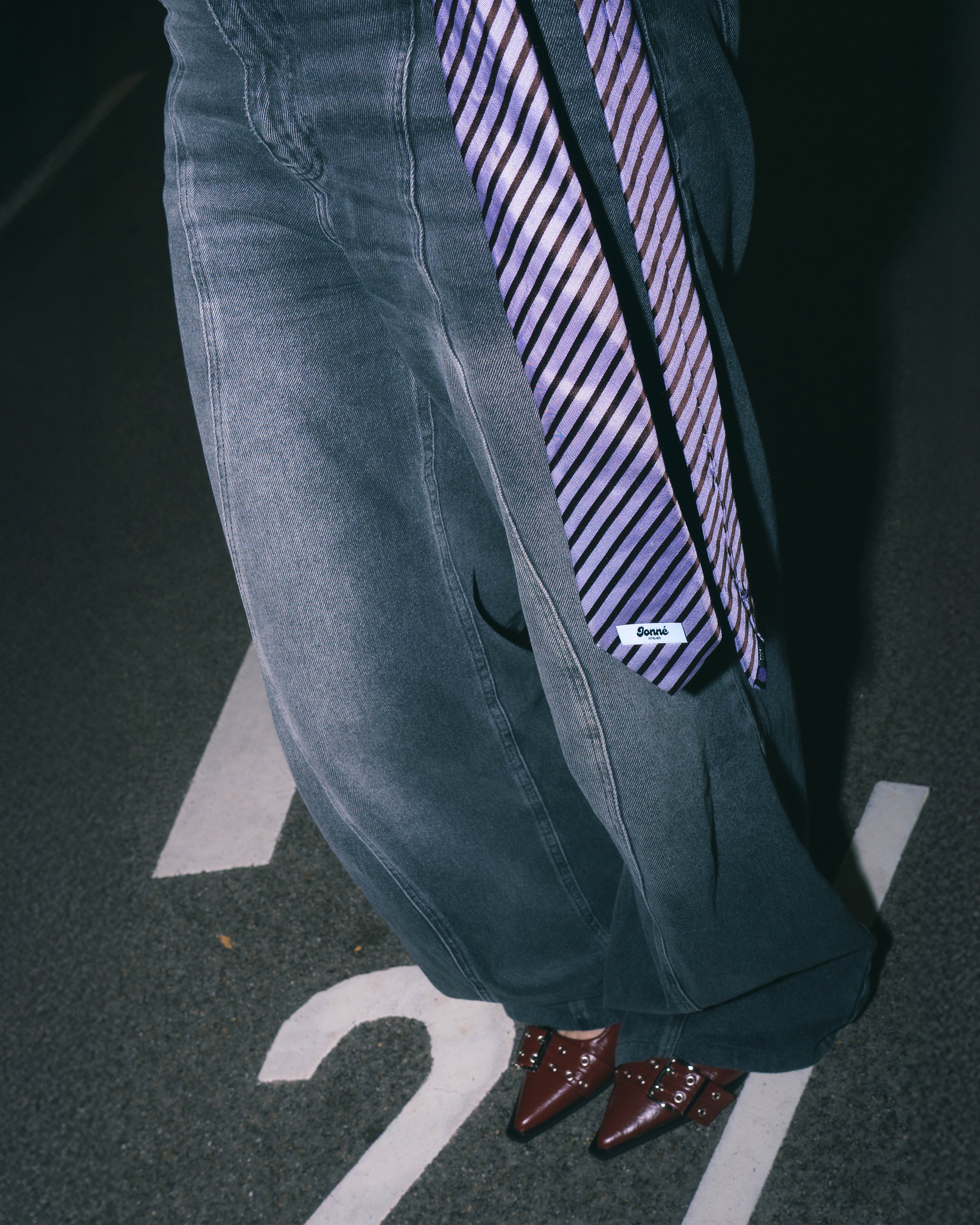 JONNÉ STROPDAS - PURPLE STRIPED