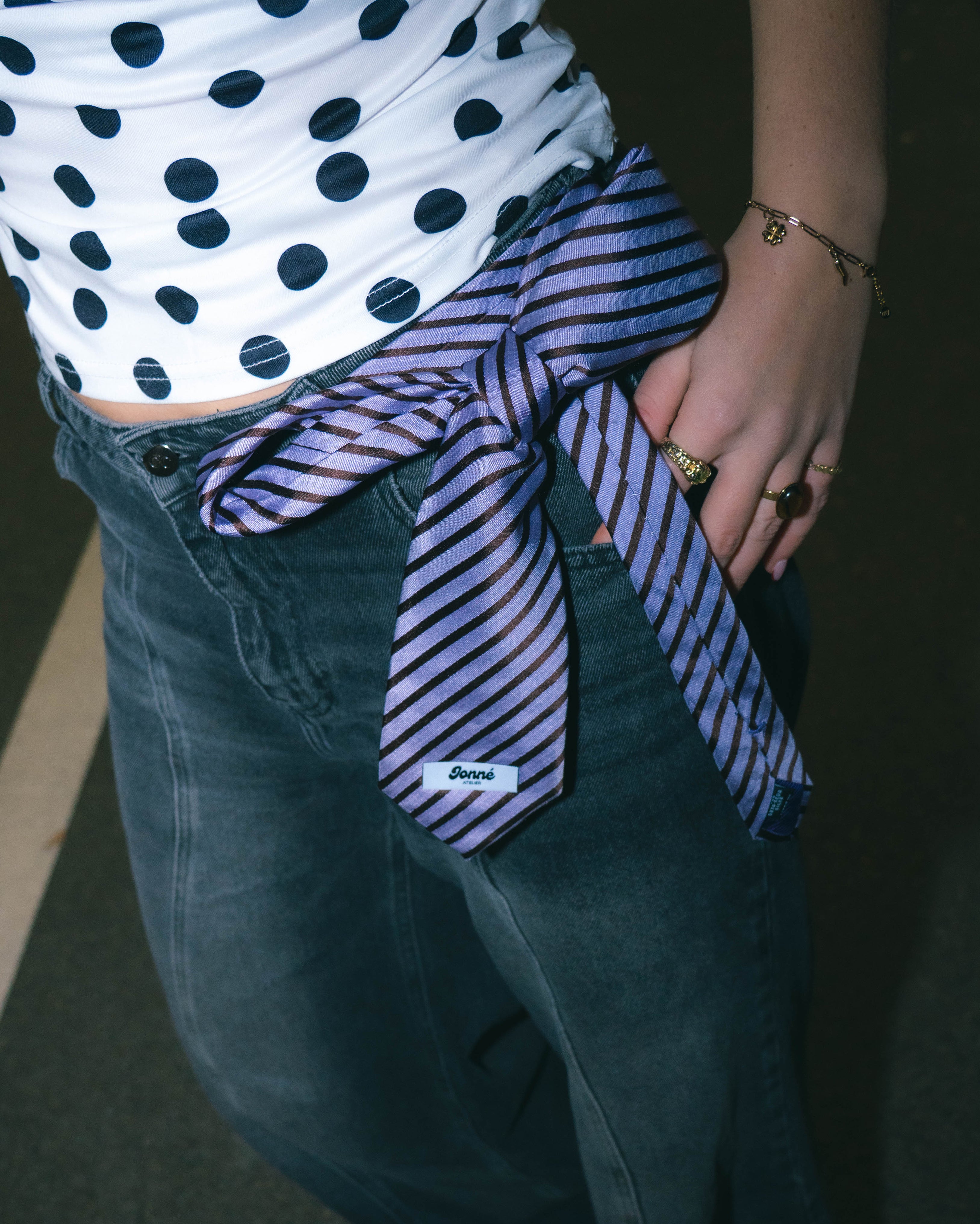 JONNÉ STROPDAS - PURPLE STRIPED