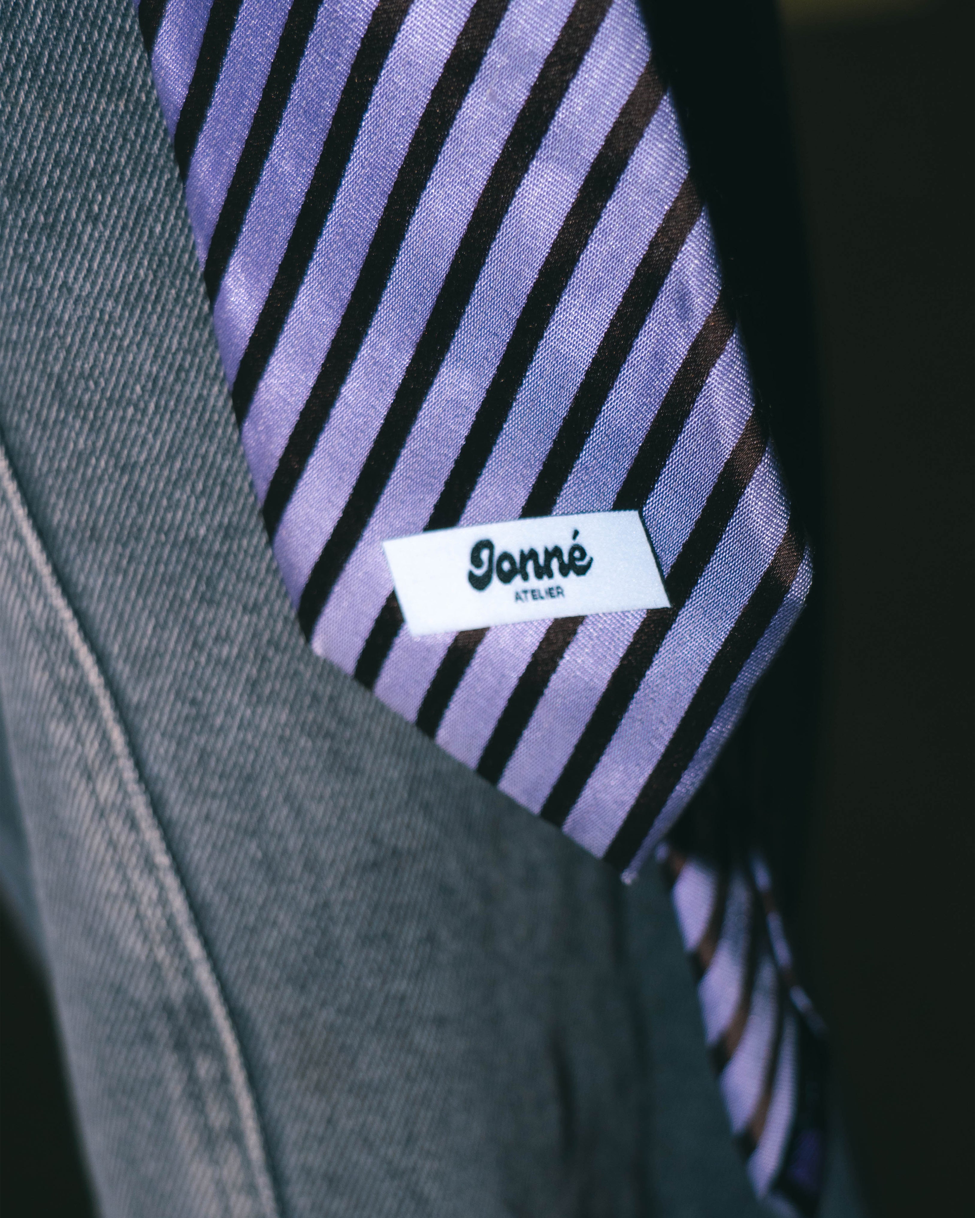 JONNÉ STROPDAS - PURPLE STRIPED