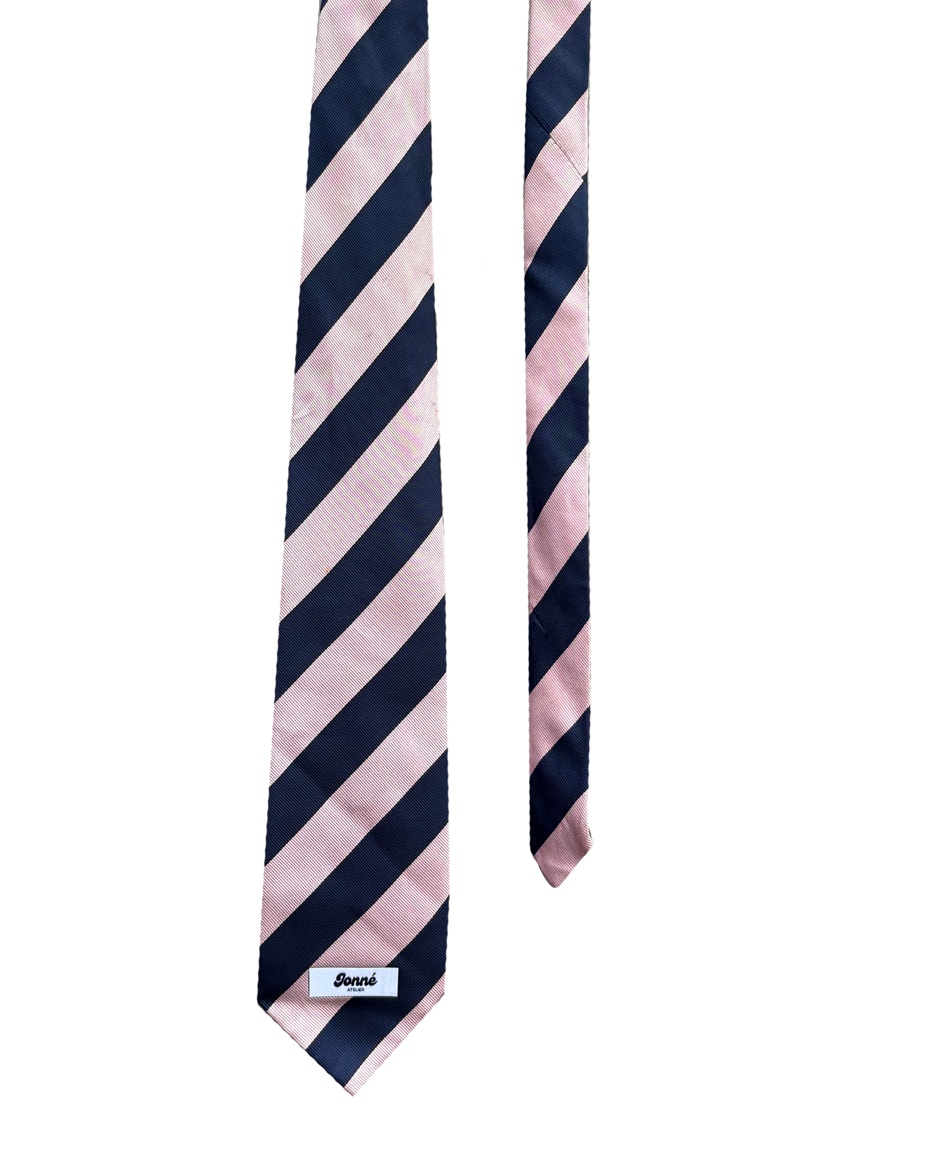 JONNÉ STROPDAS - NAVY & PINK STRIPED