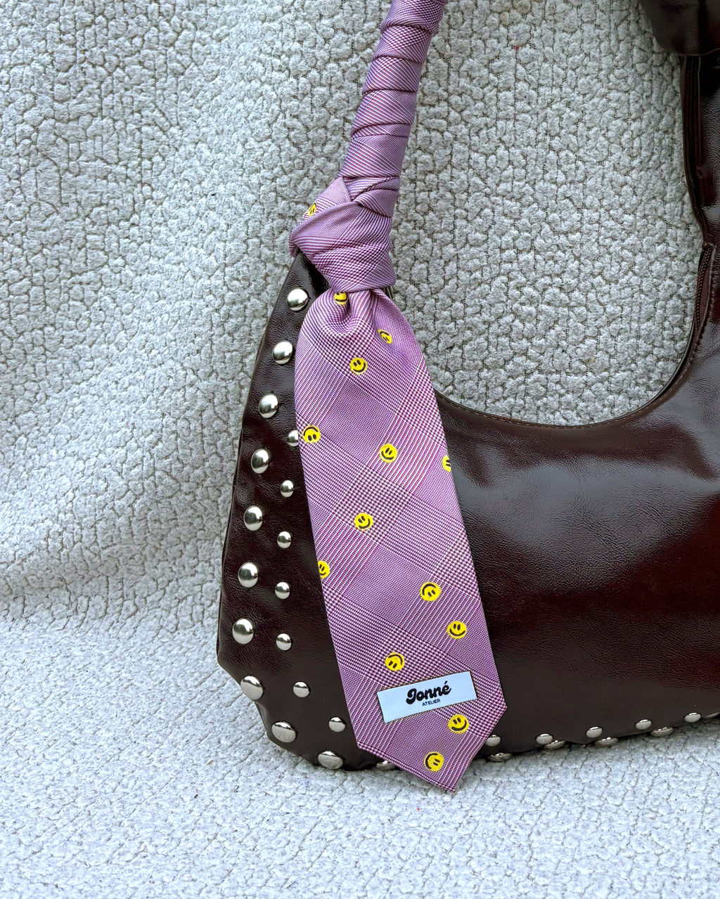 JONNÉ STROPDAS - ROZE MET SMILEYS