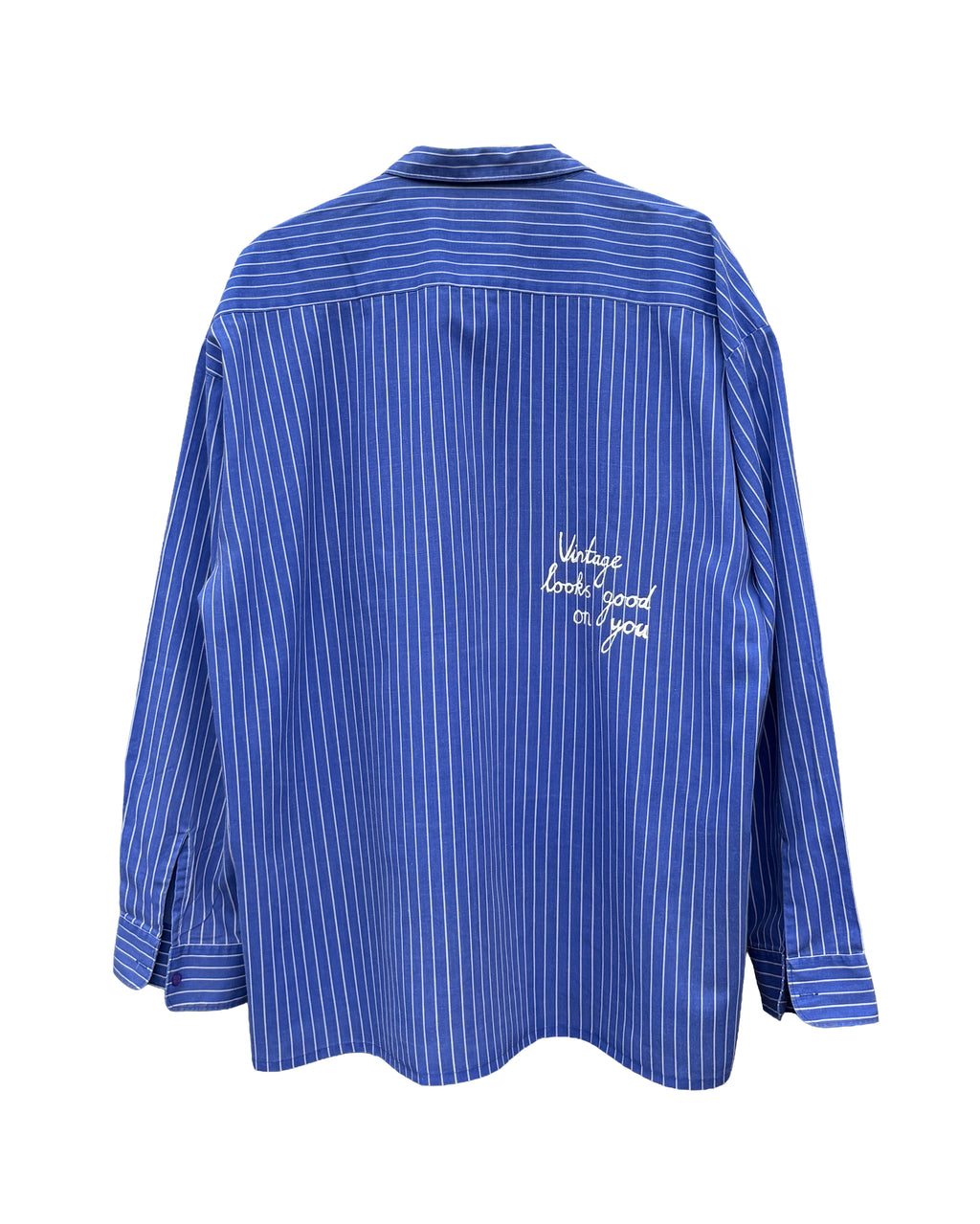 JONNÉ BLOUSE - BLUE STRIPED
