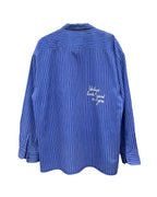 JONNÉ BLOUSE - BLUE STRIPED