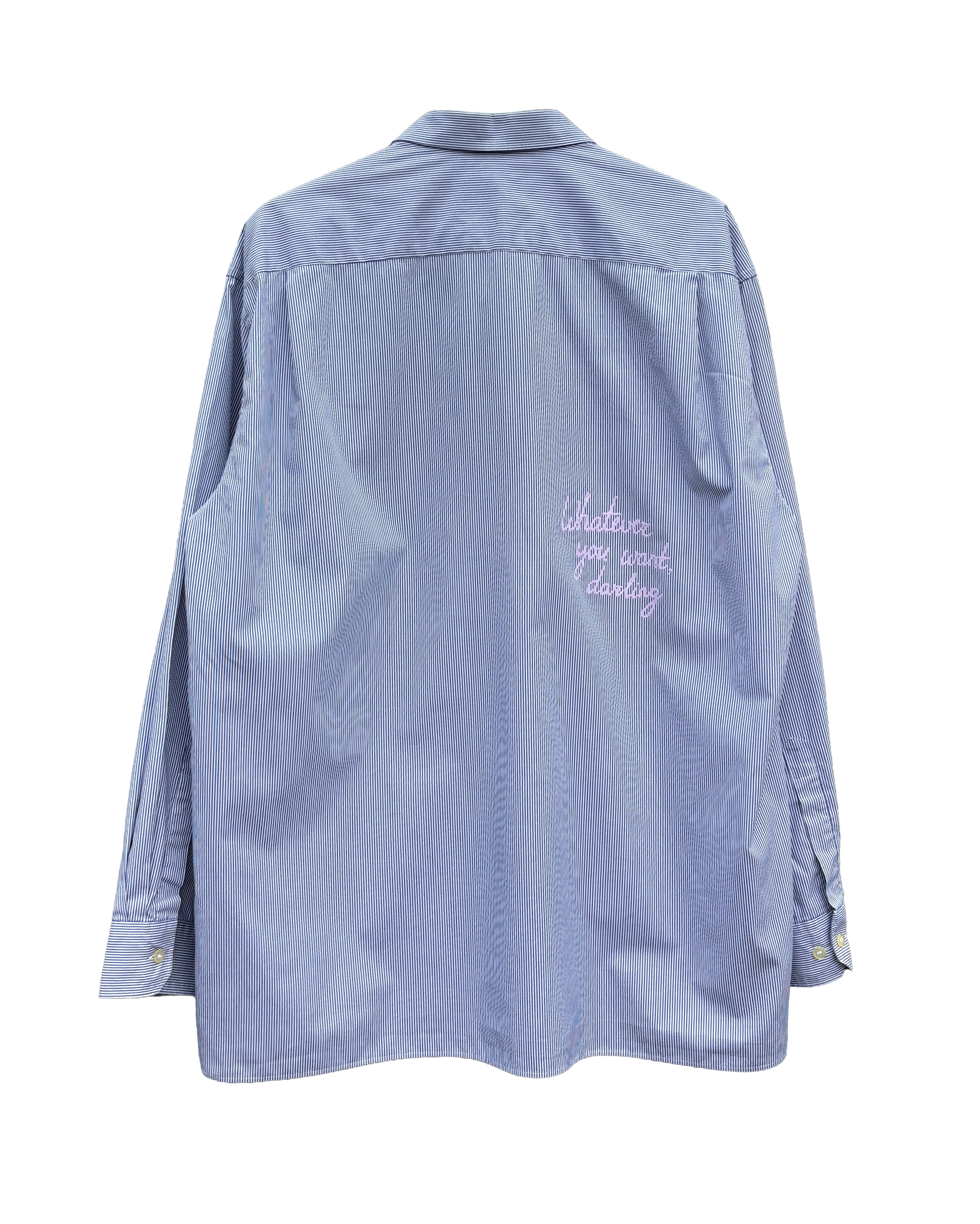 JONNÉ BLOUSE - DUSTY BLUE