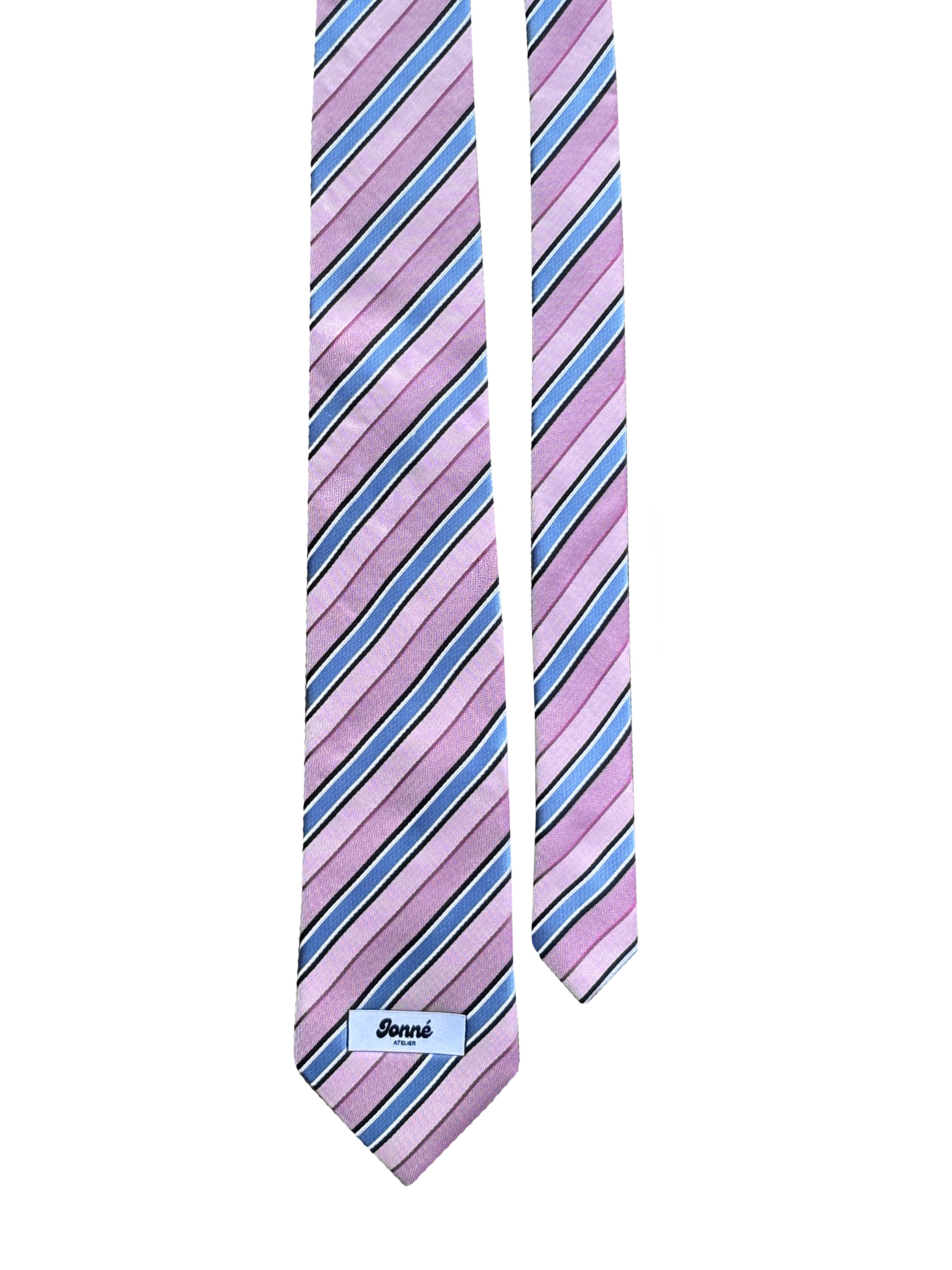 JONNÉ STROPDAS - PASTEL PURPLE & BLUE STRIPED