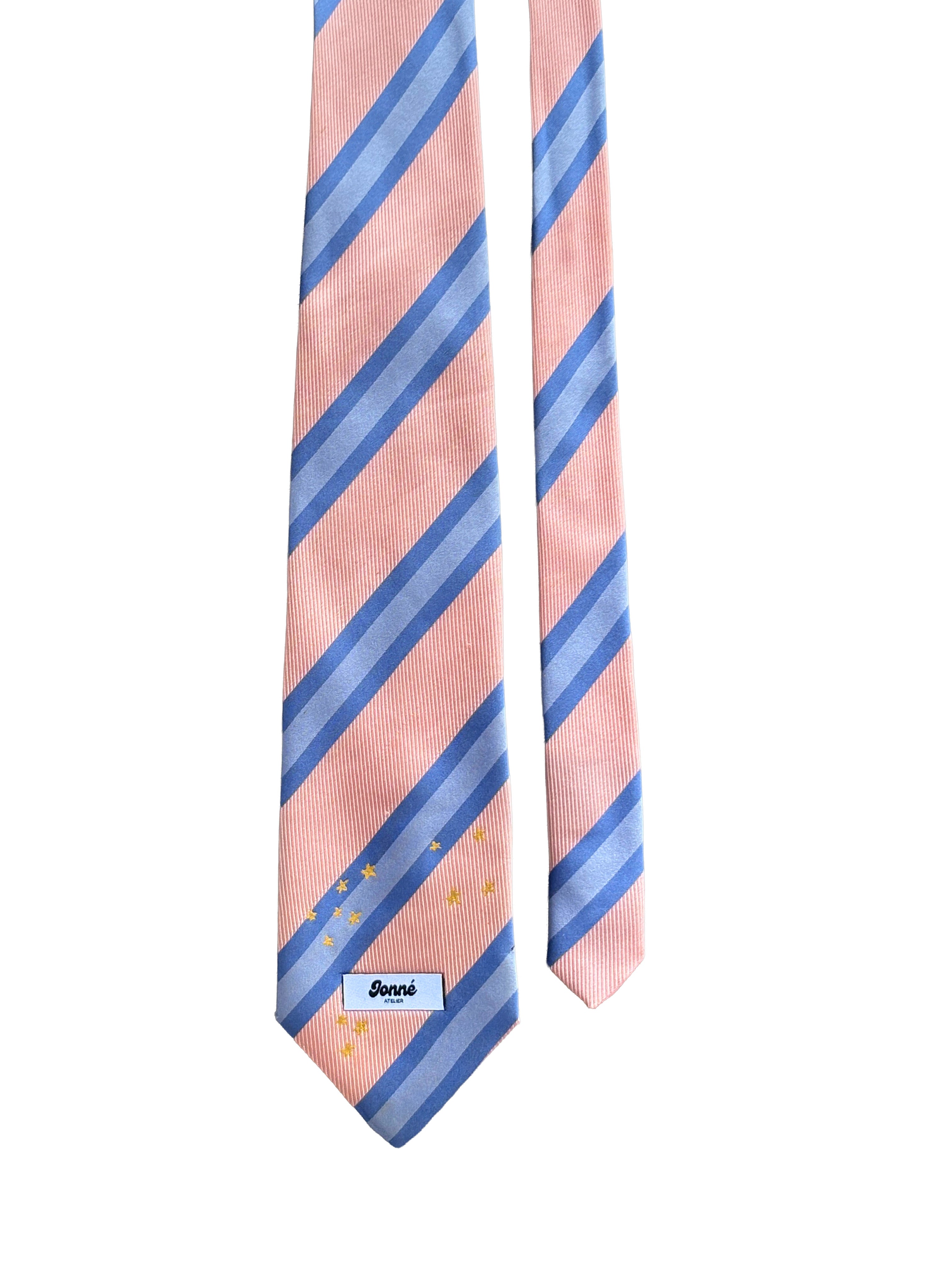 JONNÉ STROPDAS - PINK & BLUE STRIPED